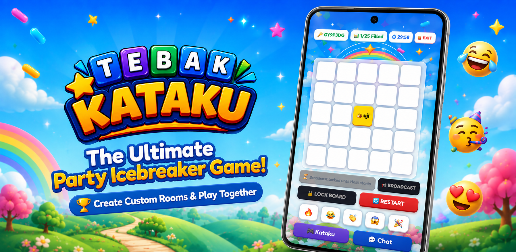 TEBAK KATAKU Official Banner